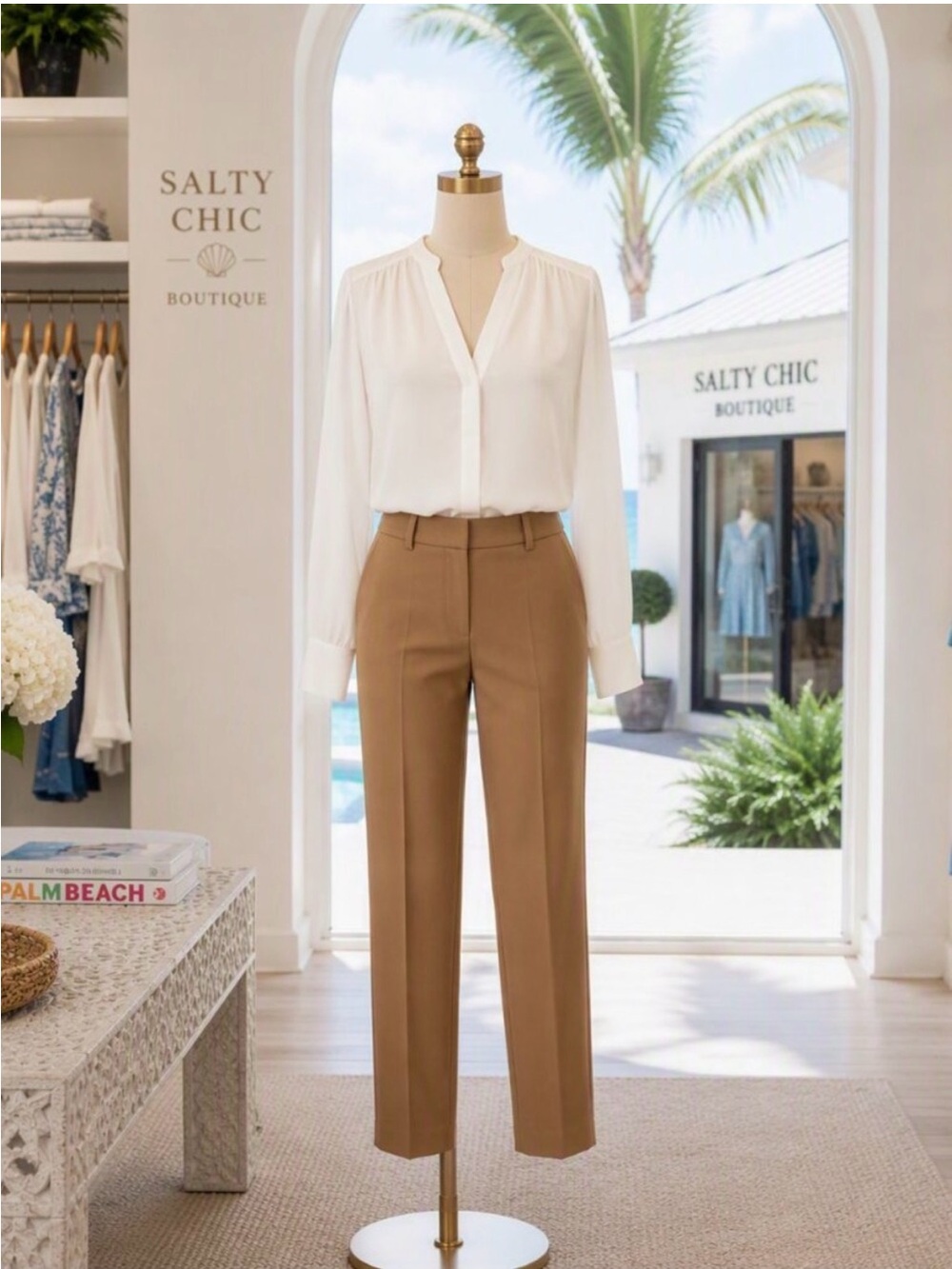 Jones New York  Dress Pants in Camel Tan
